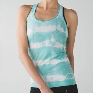 Lululemon Swiftly Tech Racerback Tank Top Heathered Tranquil Blue